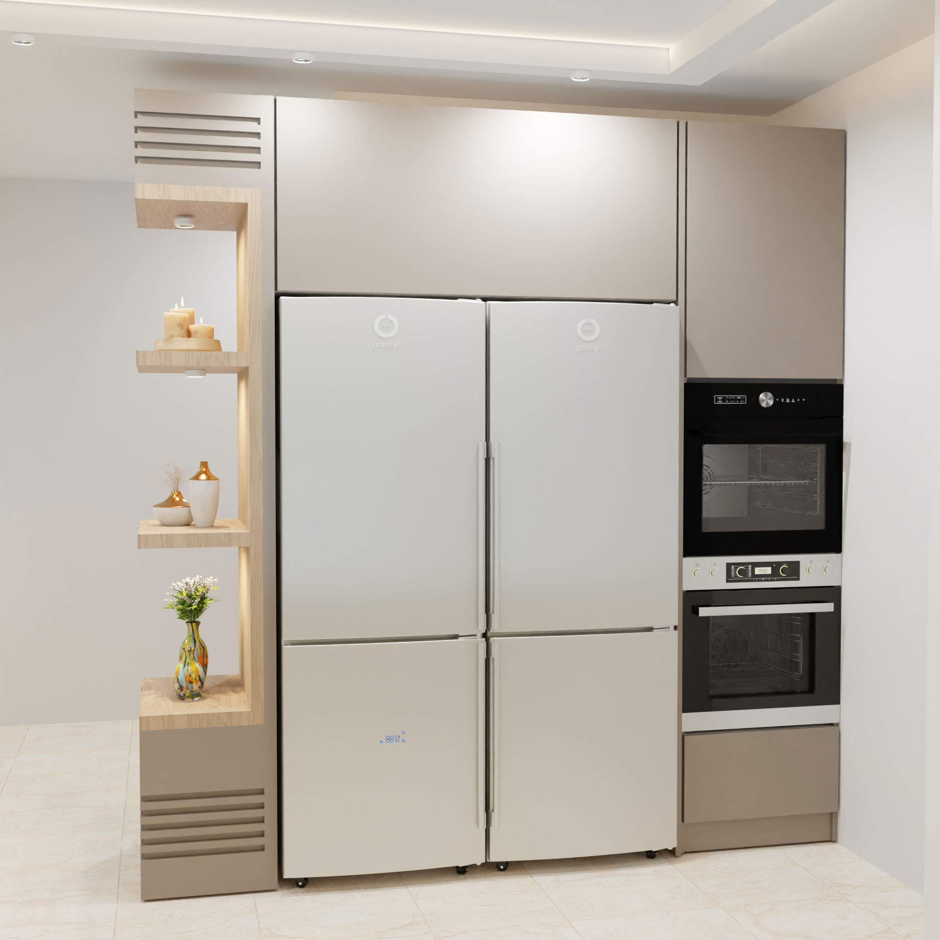 جای  یخچال در آشپزخانه .جای مناسب یخچال در آشپزخانه کجاست؟