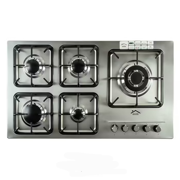 اجاق گاز رومیزی آکورد 5 شعله مدل 5038